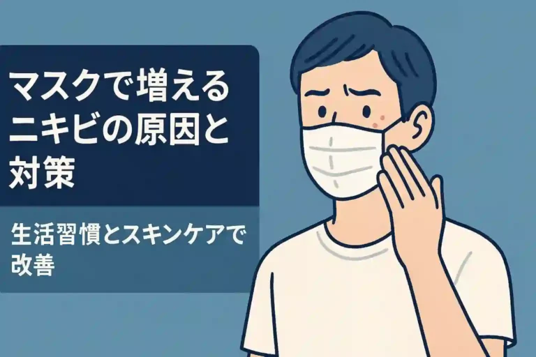 マスクで増えるニキビの原因と対策｜生活習慣とスキンケアで改善