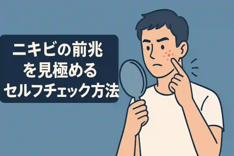 ニキビの前兆を見極めるセルフチェック方法｜色・質感・痛みで早期発見