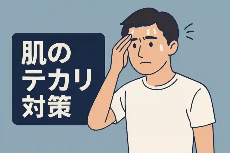 男の肌テカリ原因と防止法｜清潔感を保つ正しいケアと選び方